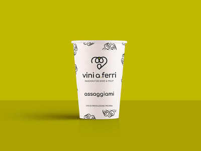 Vini A. Ferri - Gadget behance branding graphic heart logo design wine