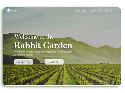 Rabbit Garden Website Design