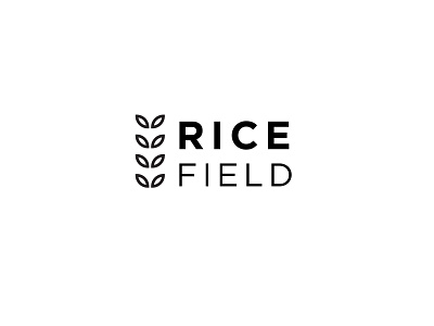 Rice Field branding company factory farmers farmers market field fresh design graphic design logo logo art market minimalist rice rice shop shop shopping typography unique design vector village