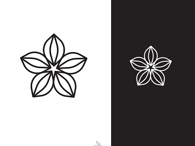 Logo design abstract branding business company logo design fashion flat flower fresh design japan logo logo art logotype minimalist retro sakura simple star vector vintage