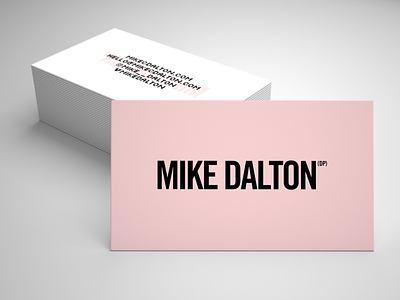 Mike Dalton, DP business card