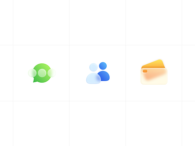 Icon Experiments branding daily design glass icons neumorphism ui ui