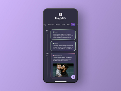 Daily Journal app concept journal swiftui ux