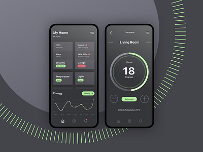 Smart Home App Concept app concept daily design prompt sketch ui