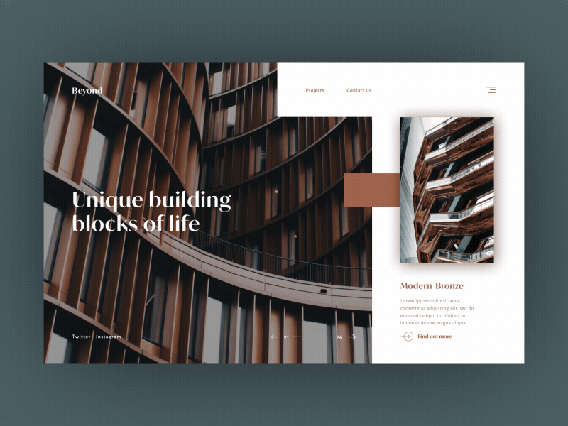 Architects Homepage Motion