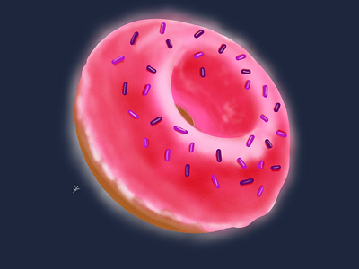 Doughnut doughnut yummy art yummy bagel