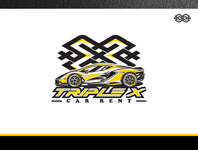 TripleX Car Rent brand car lamborghini logo rent sian triple yellow