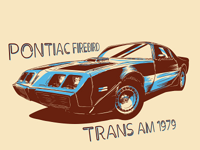 Pontiac Firebird Trans Am 1979 1979 car classic firebird graphic illustration pontiac trans am vintage