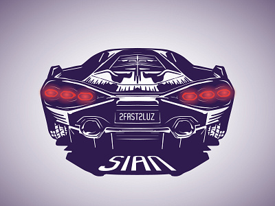 Sian back car drawing illustration lamborghini perspective power sian sports torque vector