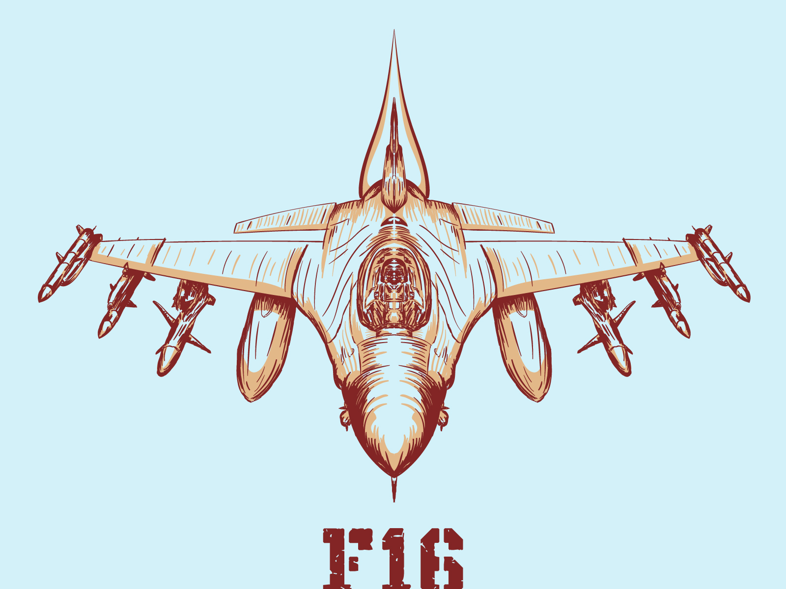 F16Fighter by Johnny Tuc on Dribbble