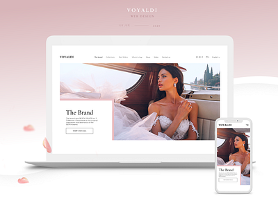 Design of wedding dresses’s site design app design art designer figma illustraion logo mobile mobile ui typography ui