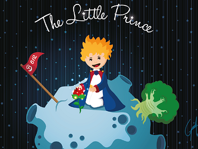 THE LITTLE PRINCE asteroid character design childrens book cute illustration little little prince petit prince prince space