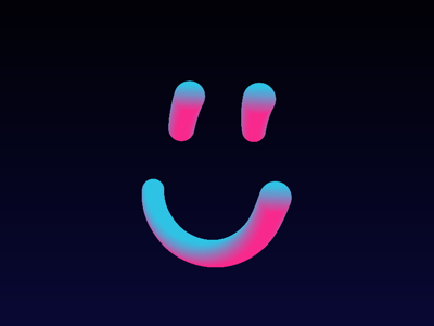 :) smiley face illustrator 3d
