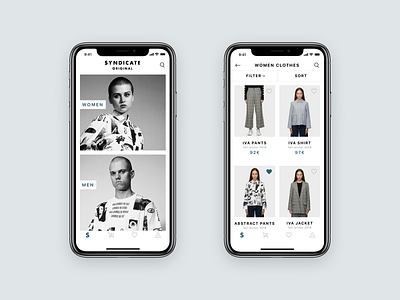 Clothes Store App Concept