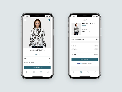 Clothes Store App Concept