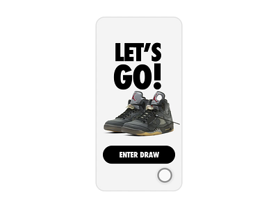 Nike SNKRS app Fail after effects app nike snkrs ui