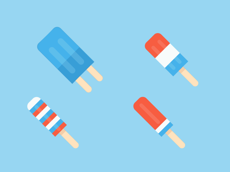 Popsicle after effects animation ice cream popsicle