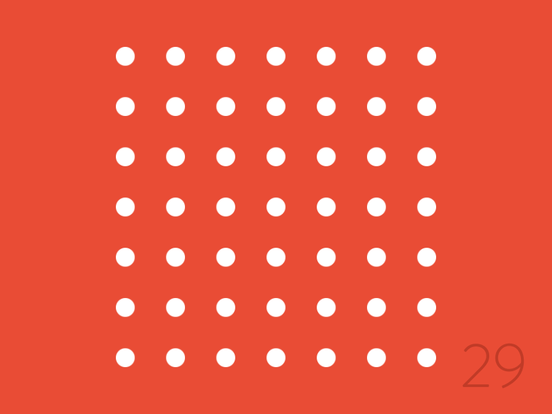 29/100: Halftone Vibes dots halftone pattern