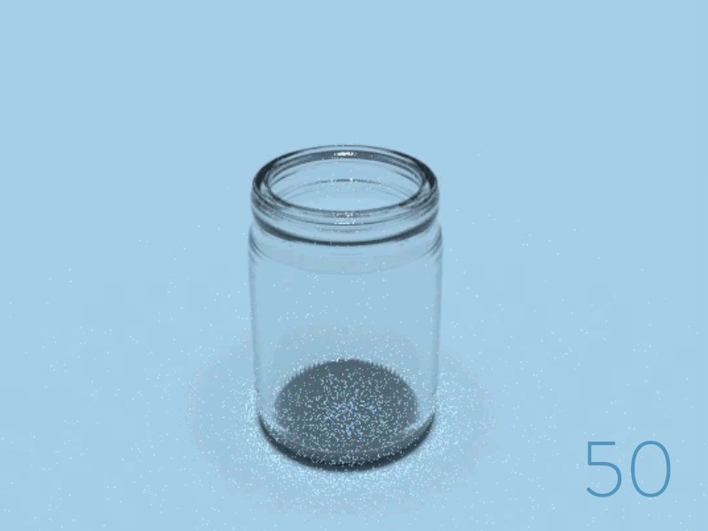 50/100: Halfway Jar 3d blender jar soft body
