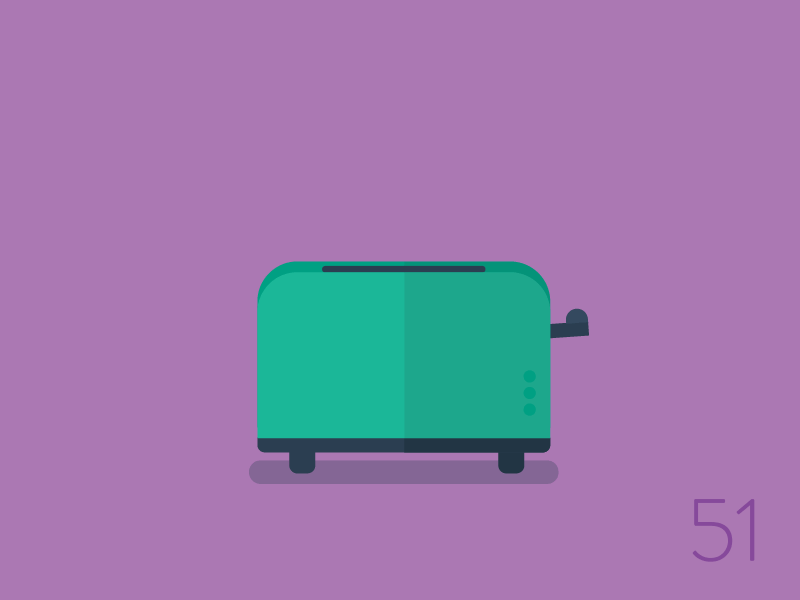51/100Toaster Waffles by DeAndre Purdie on Dribbble