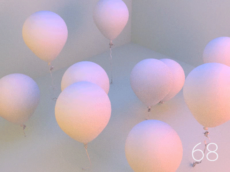 68/100: Balloons 3d balloon blender