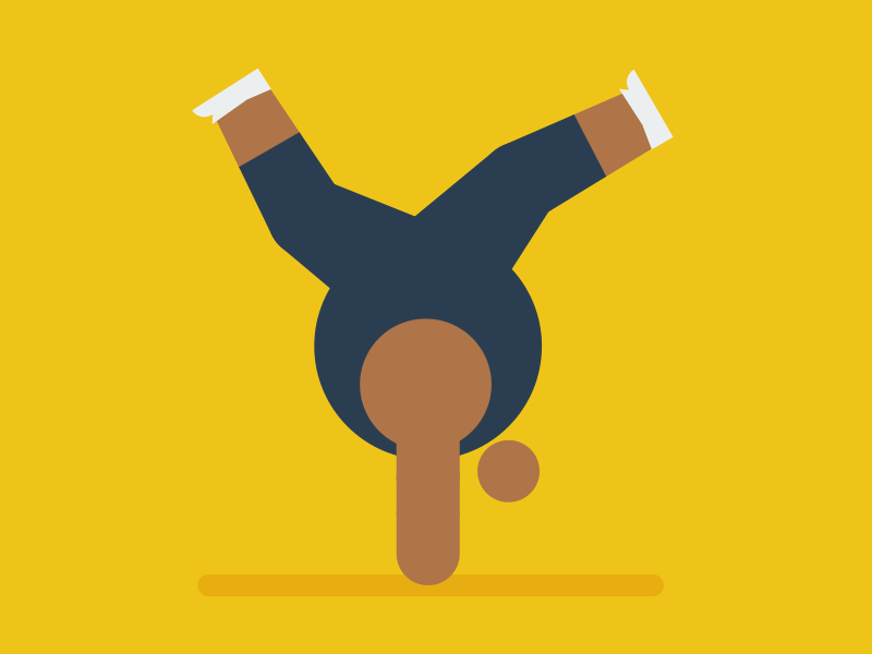 Letter Y for Yoga 🧘🏽‍♂️ 36days y 36daysoftype gif handstand letter y loop pose type typography yoga yogi