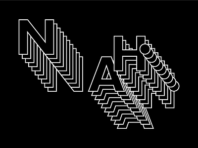 Nah 01 adobe illustrator branding design graphic design typedesign typography