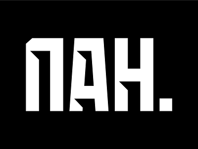 Nah 02 branding graphic design illustration lettering type design typedesign typography