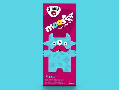 mooster branding colombia design funny illustration logo packaging passion vector