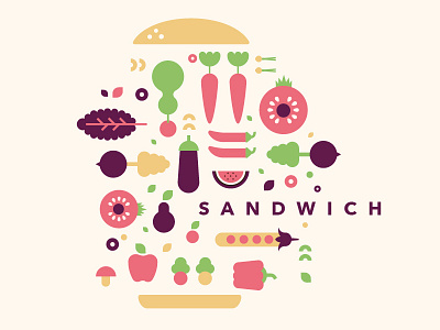 Natural Day Sandwich basic classic food fruits project sandwich vegetables
