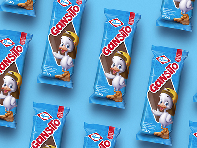 Gansito ramo blue cake character characterdesign design duck funny packaging