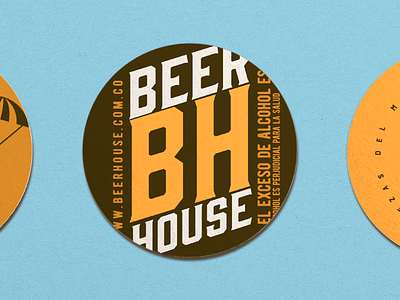 BEER HOUSE beer branding colombia design house logo packaging passion typography
