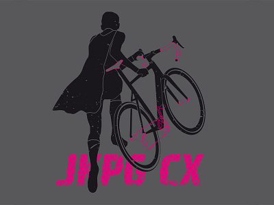 Jkpgcx Dribbble bicycle cyclocross illustration superman