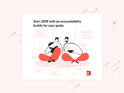 Accountability Buddy accountability goals illustration productivity todoist