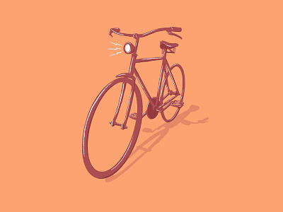 City Cruiser bicycle bike bike ride biker city cruiser cruiser illustration illustration design