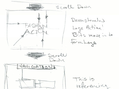Web Storyboards pencil sketch storyboard