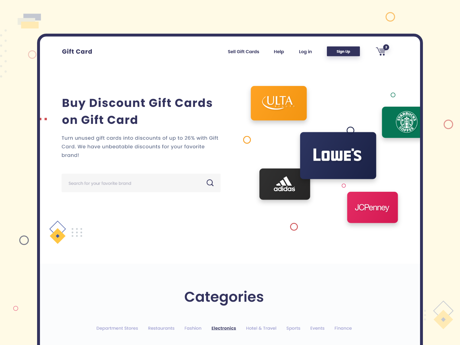 Buy And Sell Unused Gift Card Website By SPEC INDIA On Dribbble