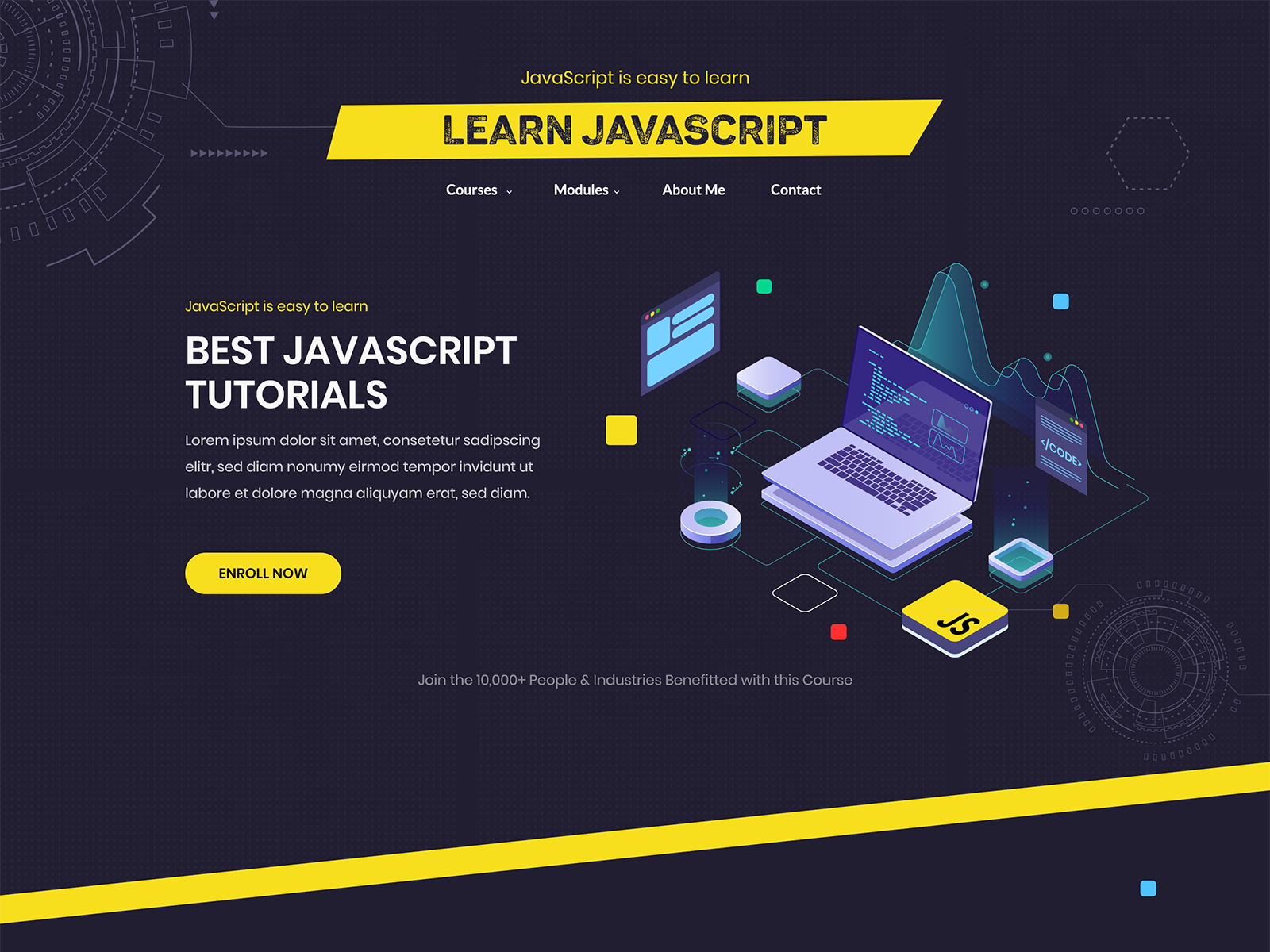 website with javascript