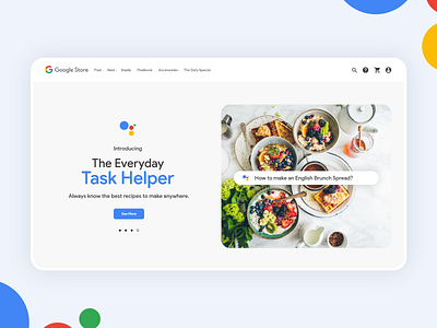 Google Assistant Landing Page adobe xd assistant branding clean creative design google help landing page minimal specindia ui ux voice search web design web page website