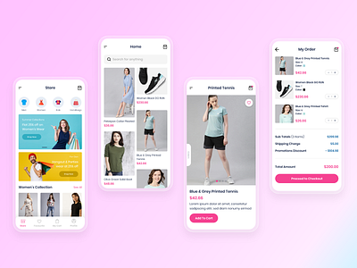 Online Shopping App adobe xd branding cart clean clean creative collection creative design minimal mobile app mobile app ui online shop online shopping payment shop specindia ui ux
