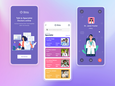 Medical Solution Mobile App Concept