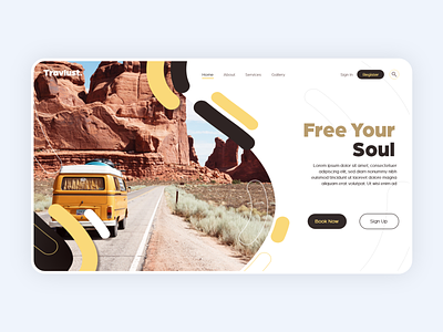 Travlust Homepage Design for your Travel Needs