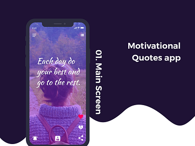 Motivational Quotes Mobile App by SPEC INDIA on Dribbble