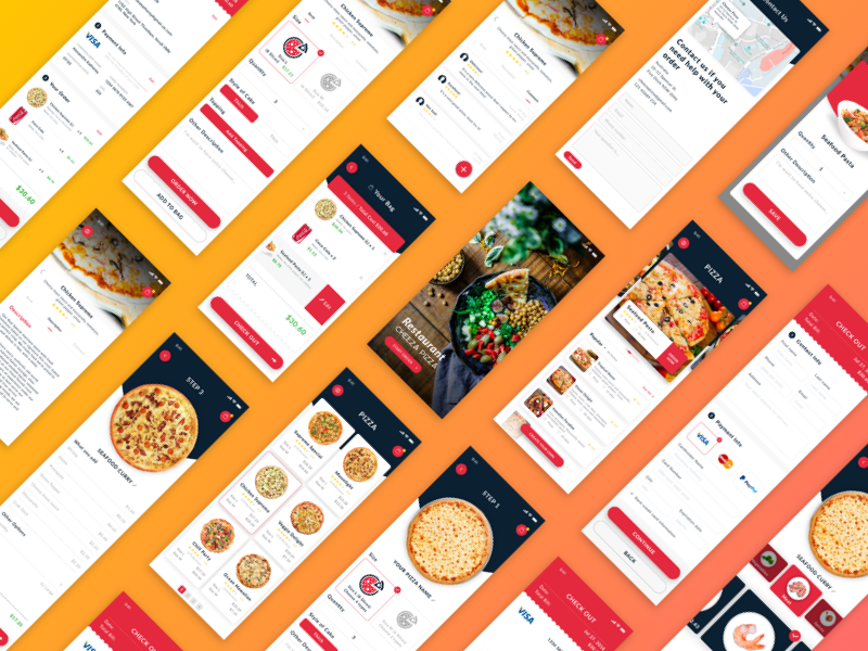 Daily UI - Cheeza Pizza App ui interface sketch daily ui