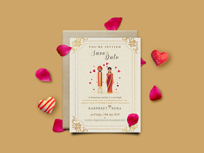 Wedding Invitation (Save The Date Card)