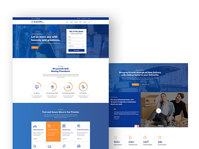 Mover & Packers Website Design