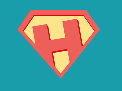 Super H branding character graphic design illustration typography ui ux design