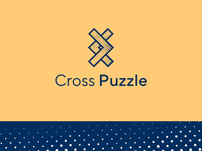 Cross Puzzle Logo Design