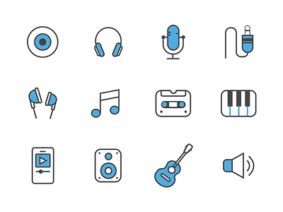 Music Icons  Set