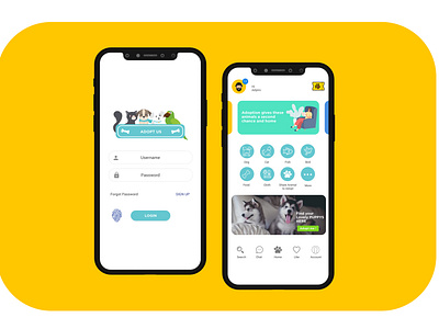 Adopt Us Mobile UI